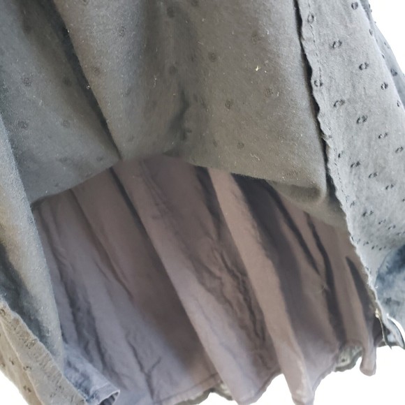 Rhythm Dress Size Small Black Spaghetti Strap Open Back Elastic Waist Tie Lined - Picture 6 of 11